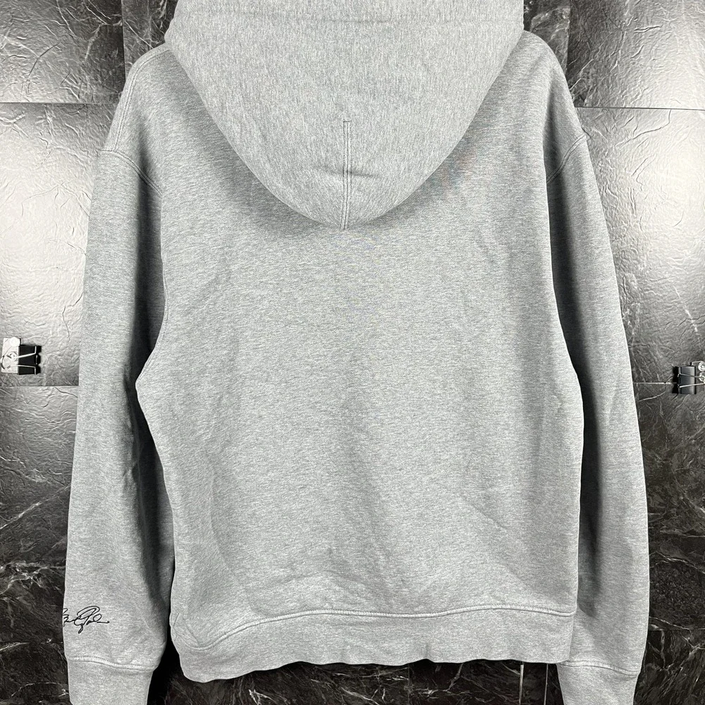 Jordan Men's Grey Fleece Hoodie Medium